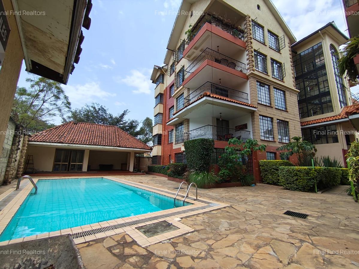3 Bed Apartment with Swimming Pool in State House - 1