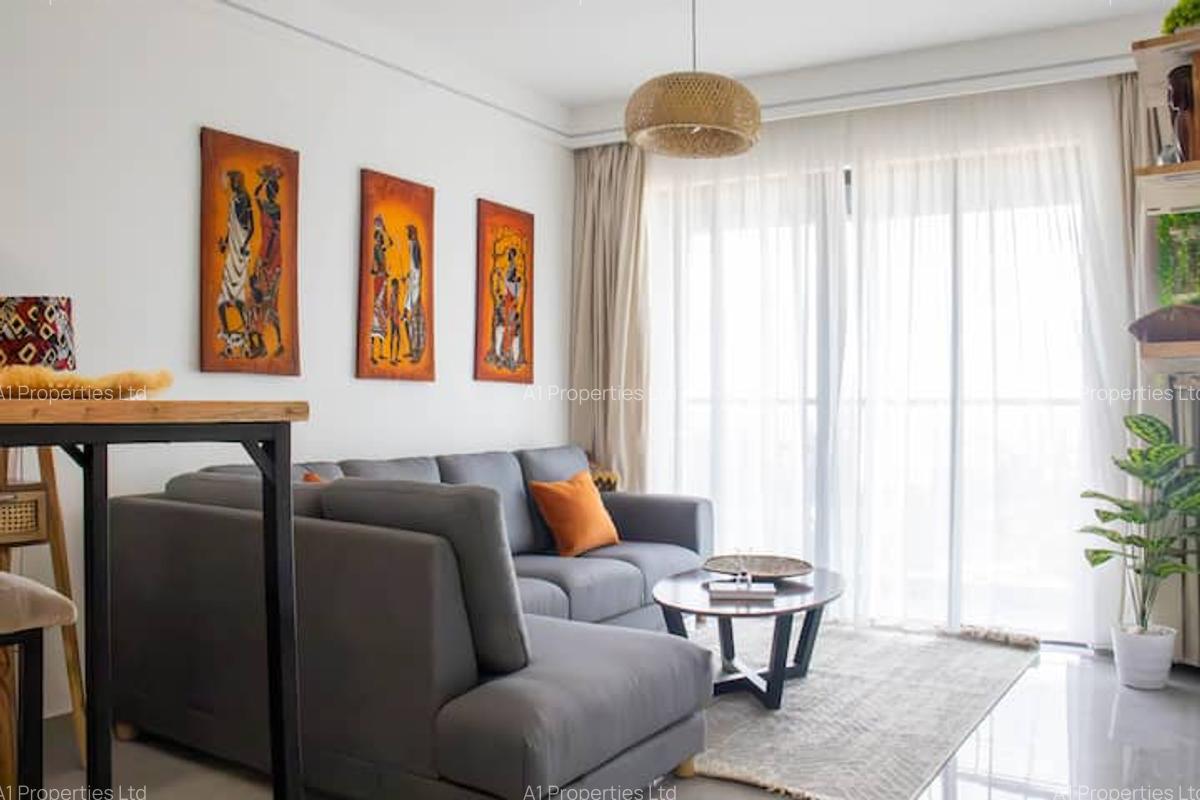 Furnished 1 Bed Apartment with Swimming Pool at Riara Road - 4