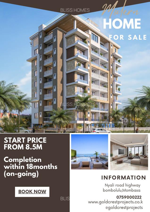 3 Bed Apartment with En Suite at Bombolulu - 9