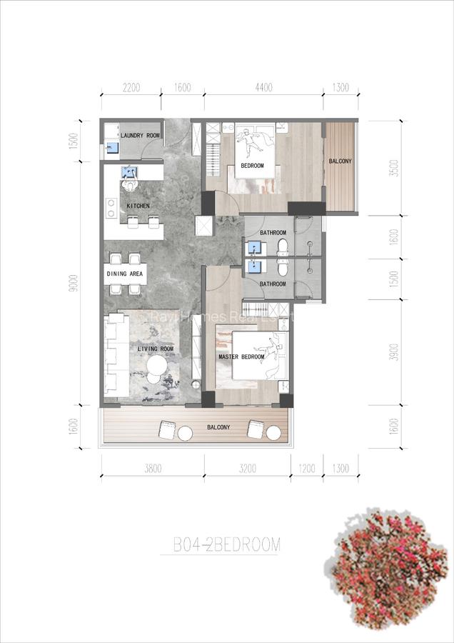 2 Bed Apartment with En Suite in Westlands Area - 17