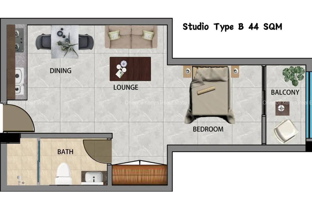 Serviced Studio Apartment with En Suite in Syokimau - 17