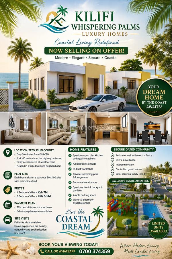 4 Bed Villa with En Suite in Nyali Area - 5