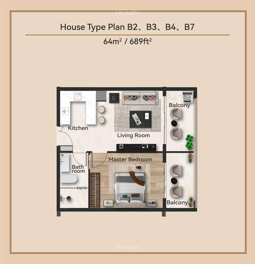 1 Bed Villa with Swimming Pool at Vihiga Road - 1