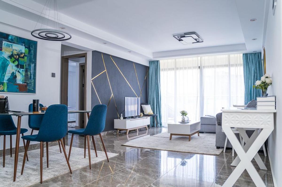 serviced 2 bed apartment with en suite in kilimani