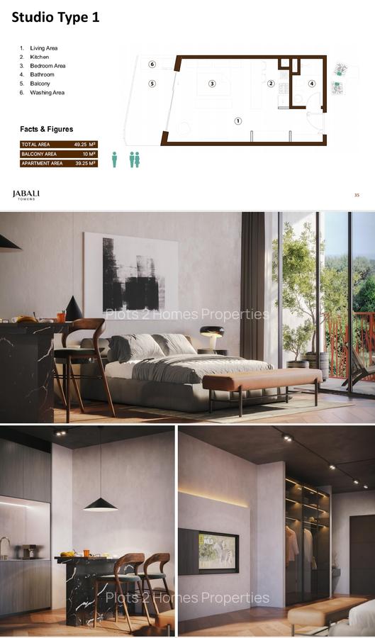 Serviced Studio Apartment with En Suite at Eneo Central - 1