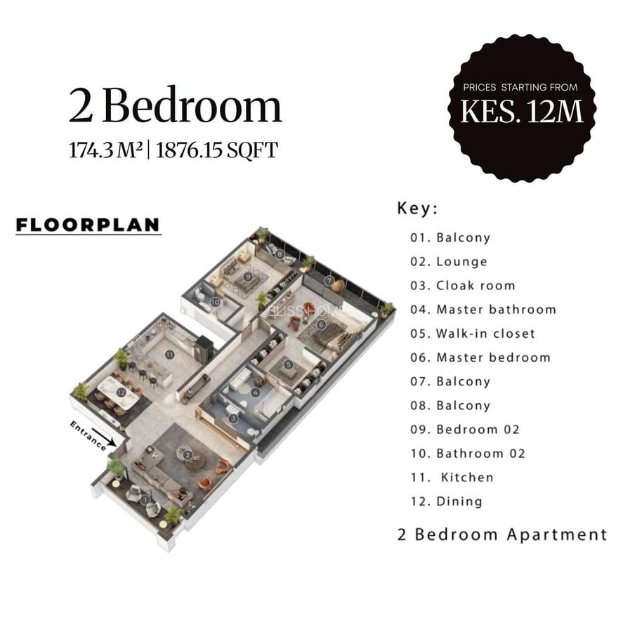 2 Bed Apartment with En Suite at Nyali - 3