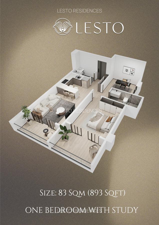 1 Bed Apartment with En Suite at Ojijo Close - 2