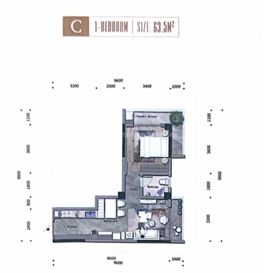 Studio Apartment with Swimming Pool in Westlands Area - 5