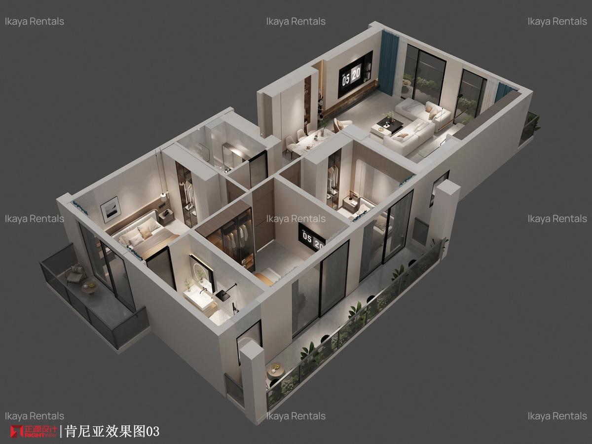 3 Bed Apartment with En Suite in Ongata Rongai - 5