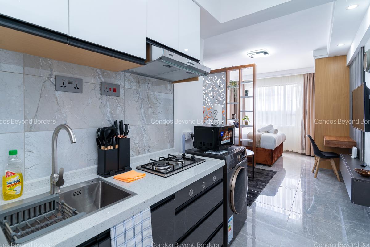 Furnished Studio Apartment with En Suite at Gatundu Rd - 9