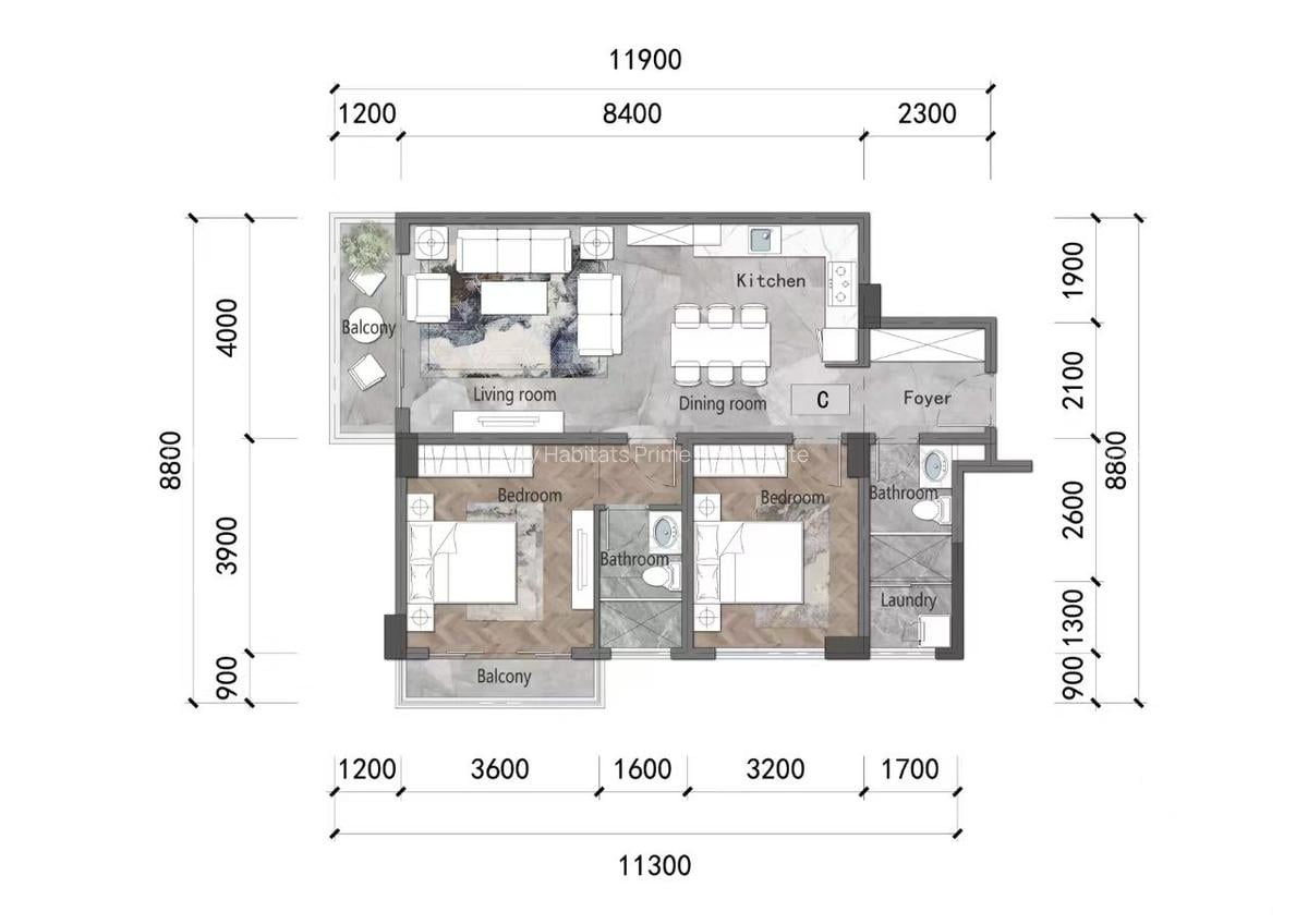 3 Bed Apartment with En Suite in Riara Road - 1