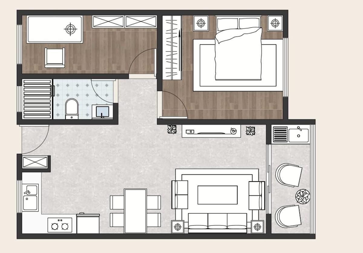 Studio Apartment with Swimming Pool at Wood Avenue - 5