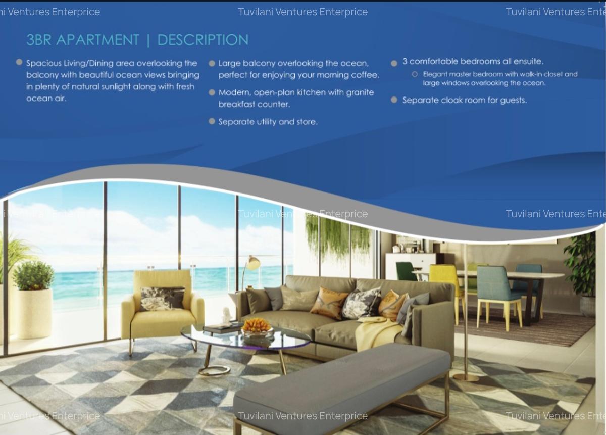 Serviced 3 Bed Apartment with En Suite at Nyali Mombasa - 3