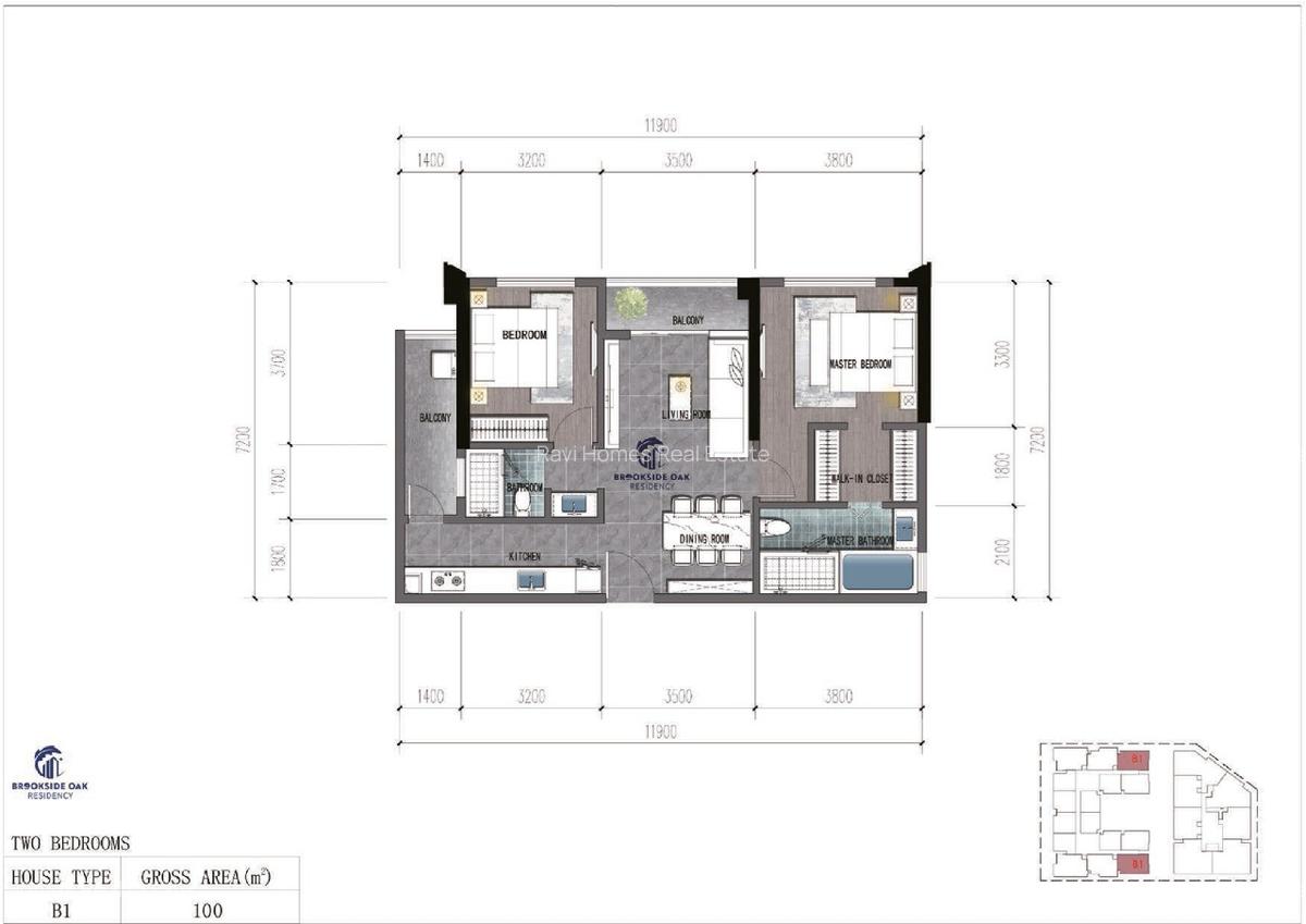 1 Bed Apartment with Swimming Pool in Kileleshwa - 2