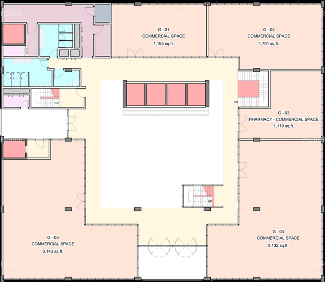1,238 ft² Office with Backup Generator at Upper Hill - 2