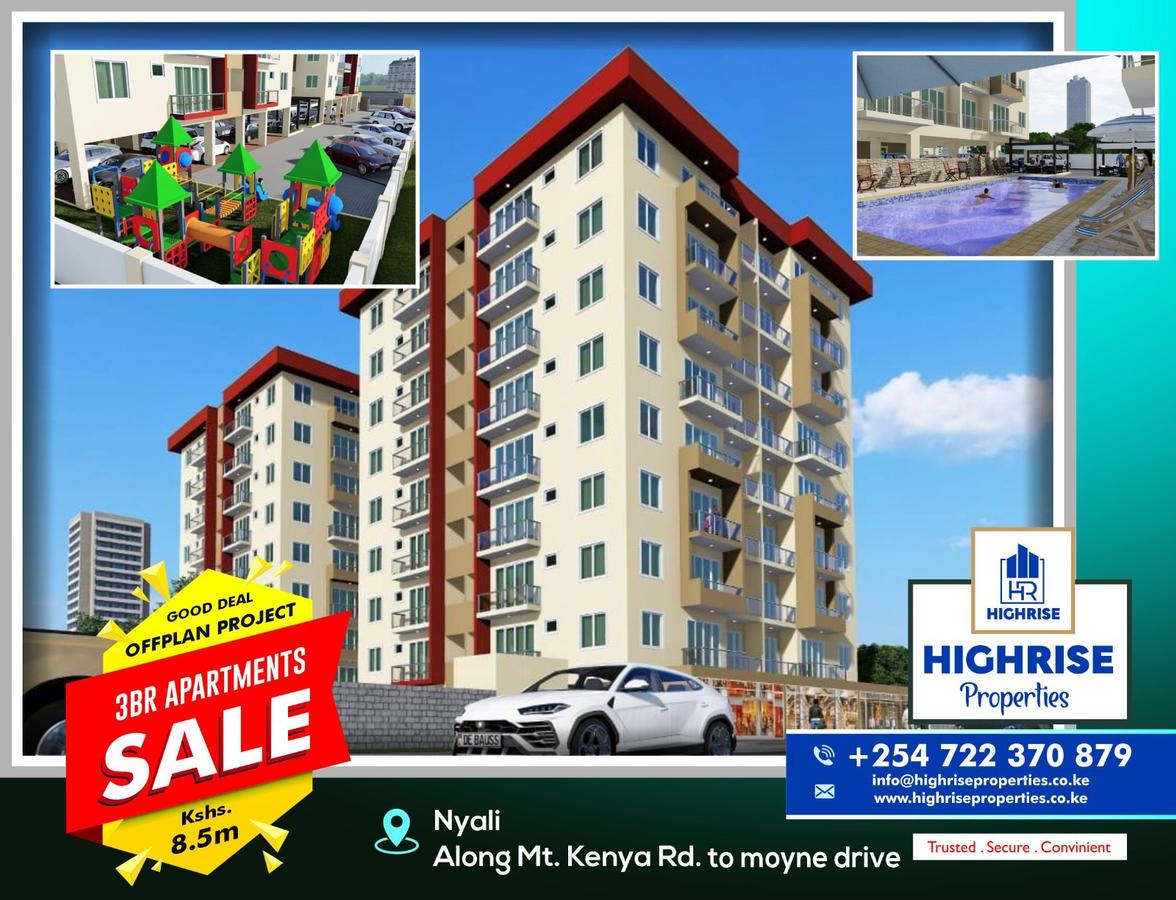 3 Bed Apartment with En Suite in Nyali Area - 1