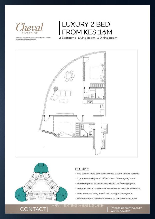 2 Bed Apartment with En Suite in Riverside - 4