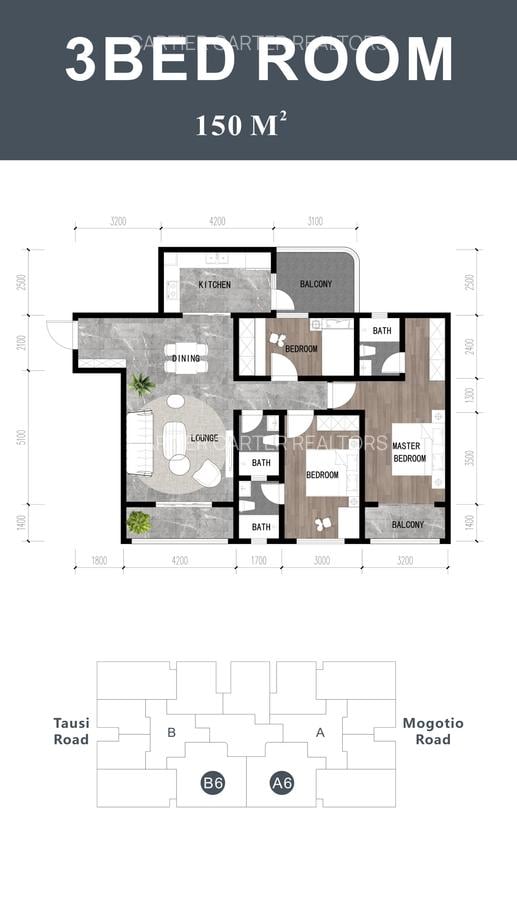 1 Bed Apartment with Swimming Pool at Mogotio Road - 4