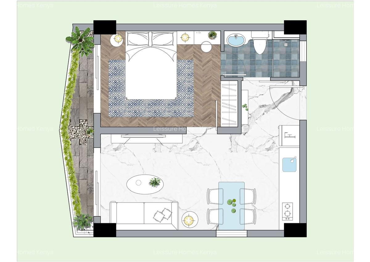 Studio Apartment with Swimming Pool at Lower Kabete Road - 15
