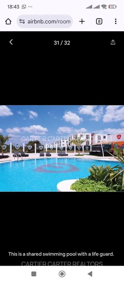 1 Bed Apartment with Swimming Pool in Tatu City - 2