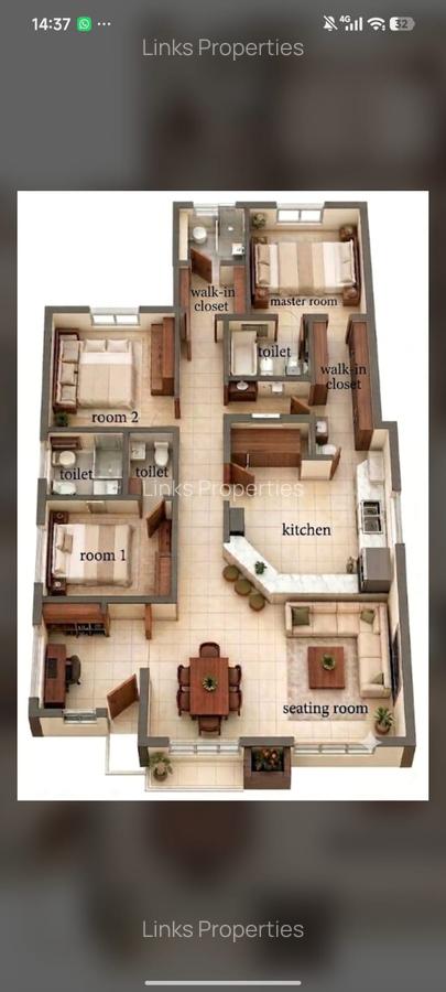 3 Bed Townhouse with En Suite at Gataka Road - 13