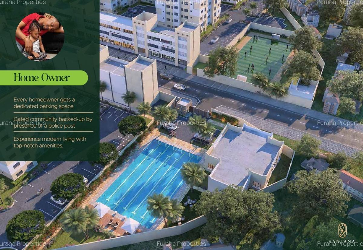 2 Bed Apartment with Swimming Pool in Kisauni - 1