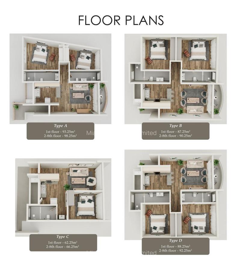 2 Bed Apartment with Lift at Ruaka - 1