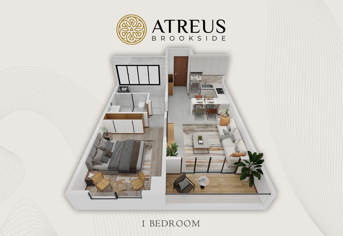 Serviced 1 Bed Apartment with Swimming Pool at Brookside Grove - 2
