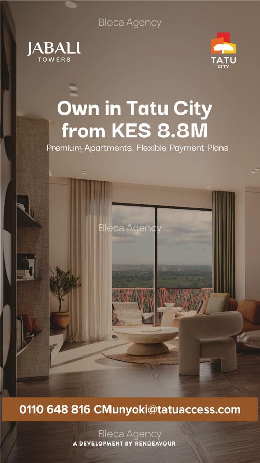 Serviced Studio Apartment with En Suite in Tatu City - 5