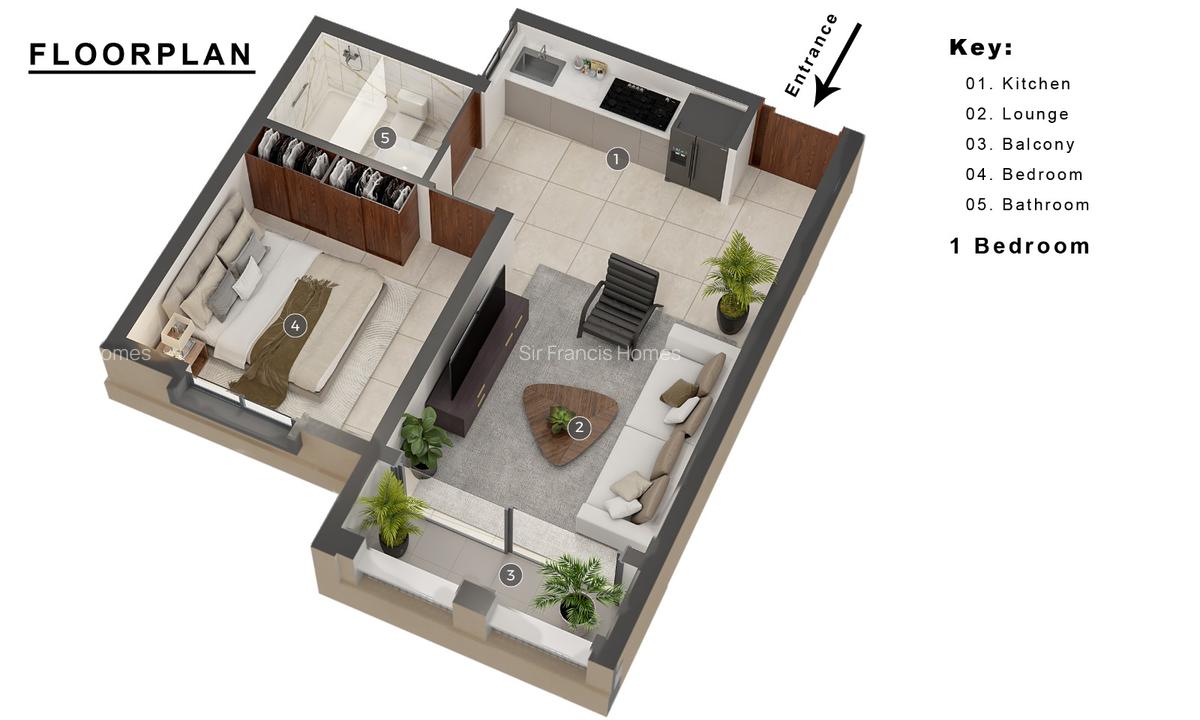 Serviced 1 Bed Apartment with Swimming Pool at Mtwapa Creekfront - 12
