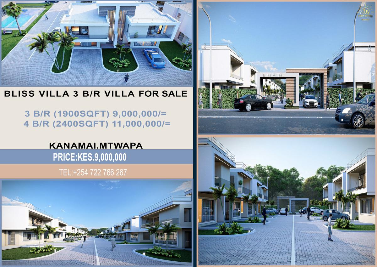 3 Bed Villa with En Suite at Kanamai Area - 1