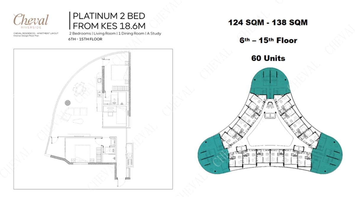 2 Bed Apartment with En Suite in Westlands Area - 6