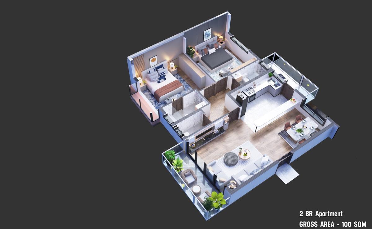 2 Bed Apartment with En Suite at Usiu Road - 5