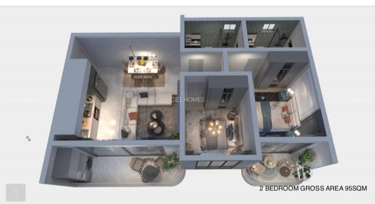 1 Bed Apartment with Swimming Pool at Wood Avenue - 9