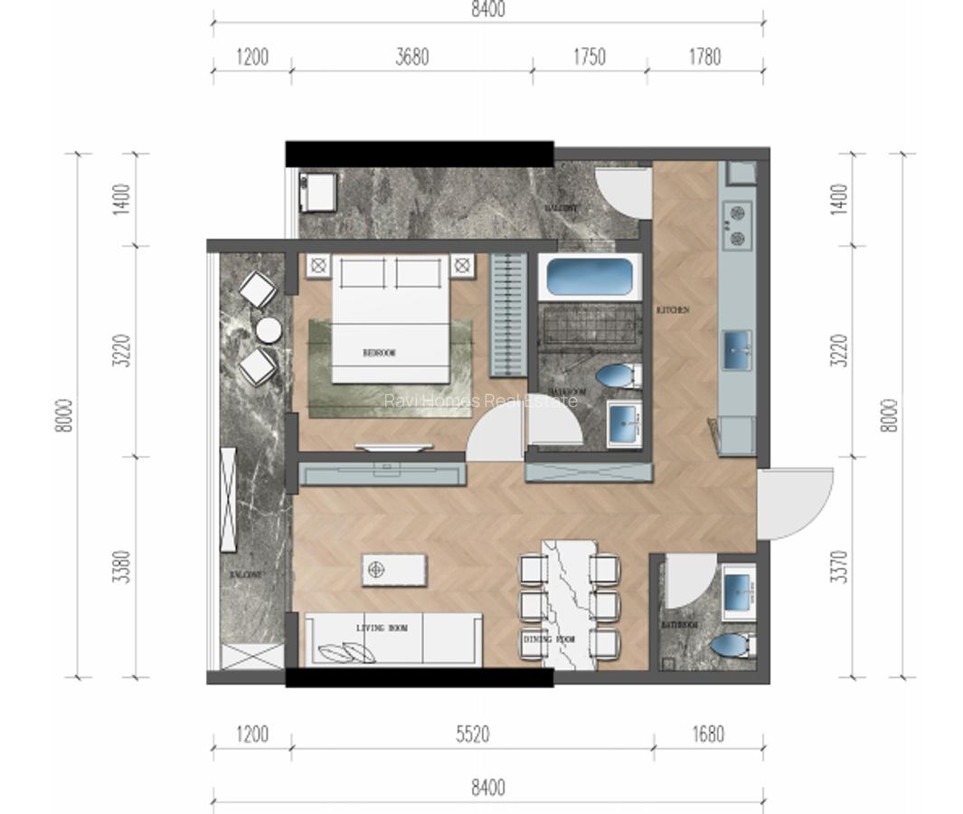 3 Bed Apartment with En Suite at Muguga Green - 13