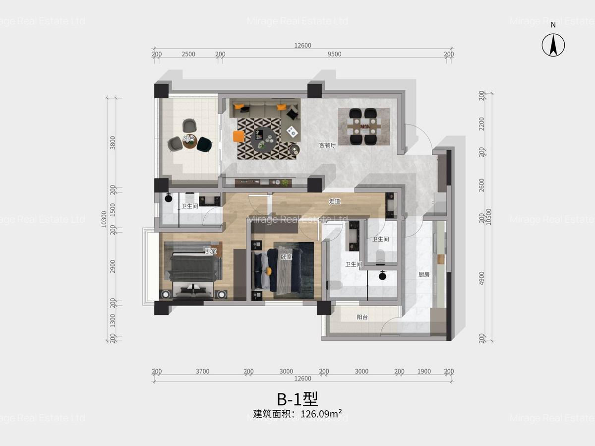 3 Bed Apartment with Swimming Pool in Westlands Area - 3