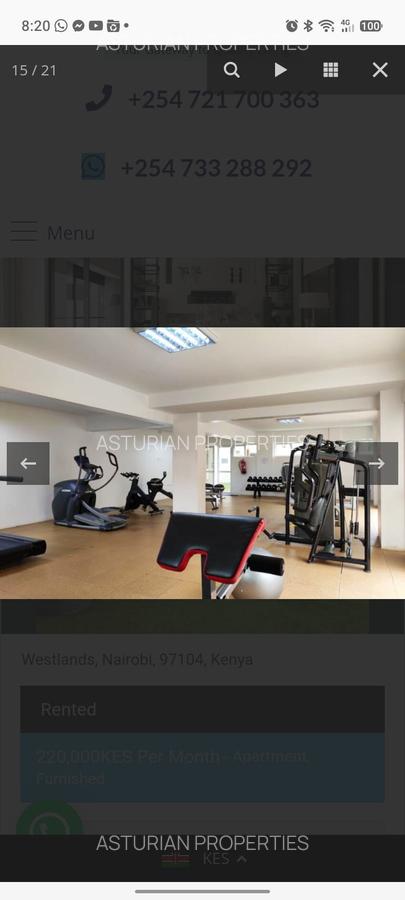 Furnished 2 Bed Apartment with En Suite in Rhapta Road - 11