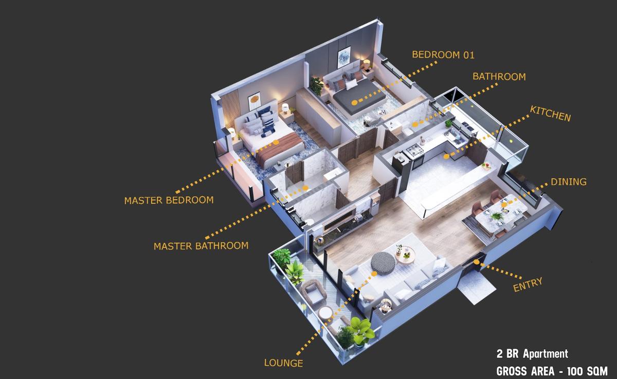 2 Bed Apartment with En Suite at Usiu Road - 4