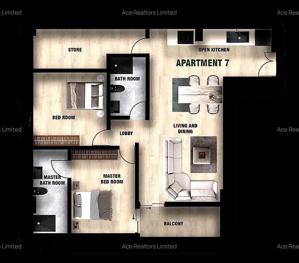 2 Bed Apartment with En Suite at Westlands Road - 9