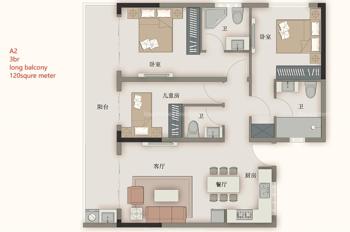 Studio Apartment with Swimming Pool in Kileleshwa - 3