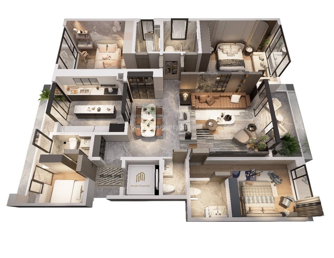 3 Bed Apartment with En Suite at Brookside - 17