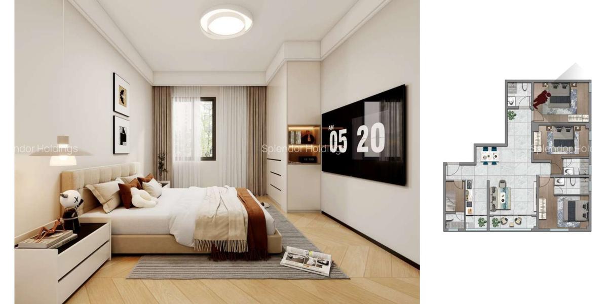 3 Bed Apartment with En Suite in Kilimani - 10