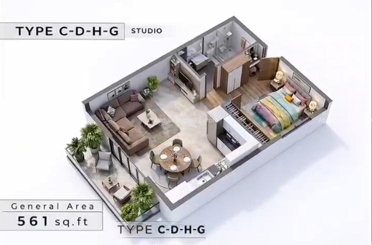 Serviced 3 Bed Apartment with En Suite at Nyali - 10