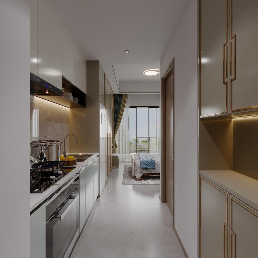 Studio Apartment with Swimming Pool at Mirema - 15