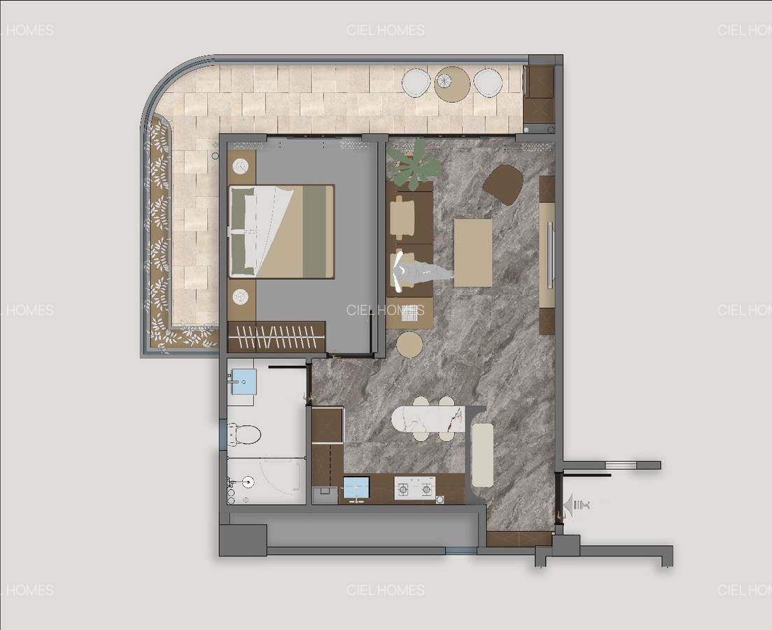 1 Bed Apartment with Swimming Pool at Mogotio Road - 8