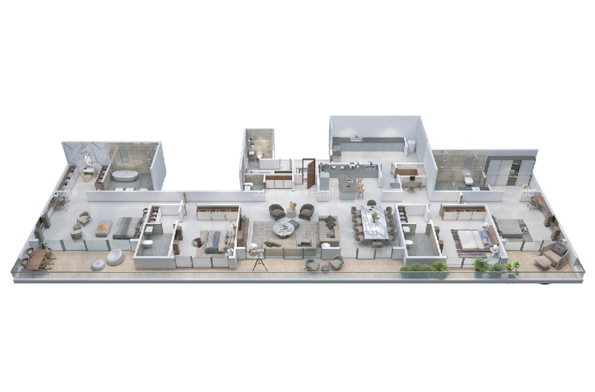 2 Bed Apartment with En Suite at Peponi Road - 6