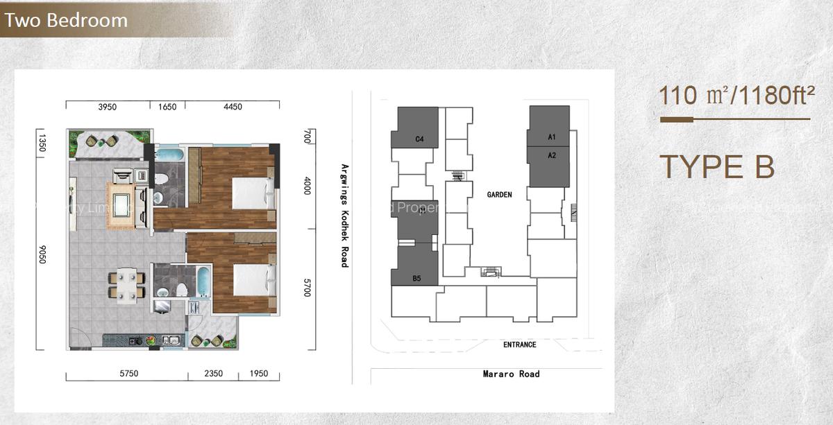 2 Bed Apartment with Gym in Lavington - 1