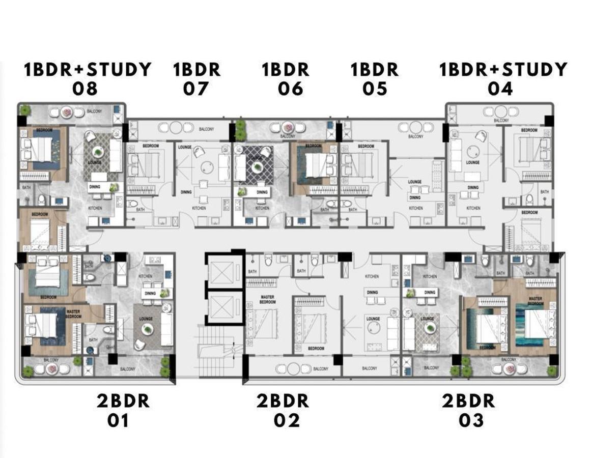 1 Bed Apartment with En Suite at Westlands - 8