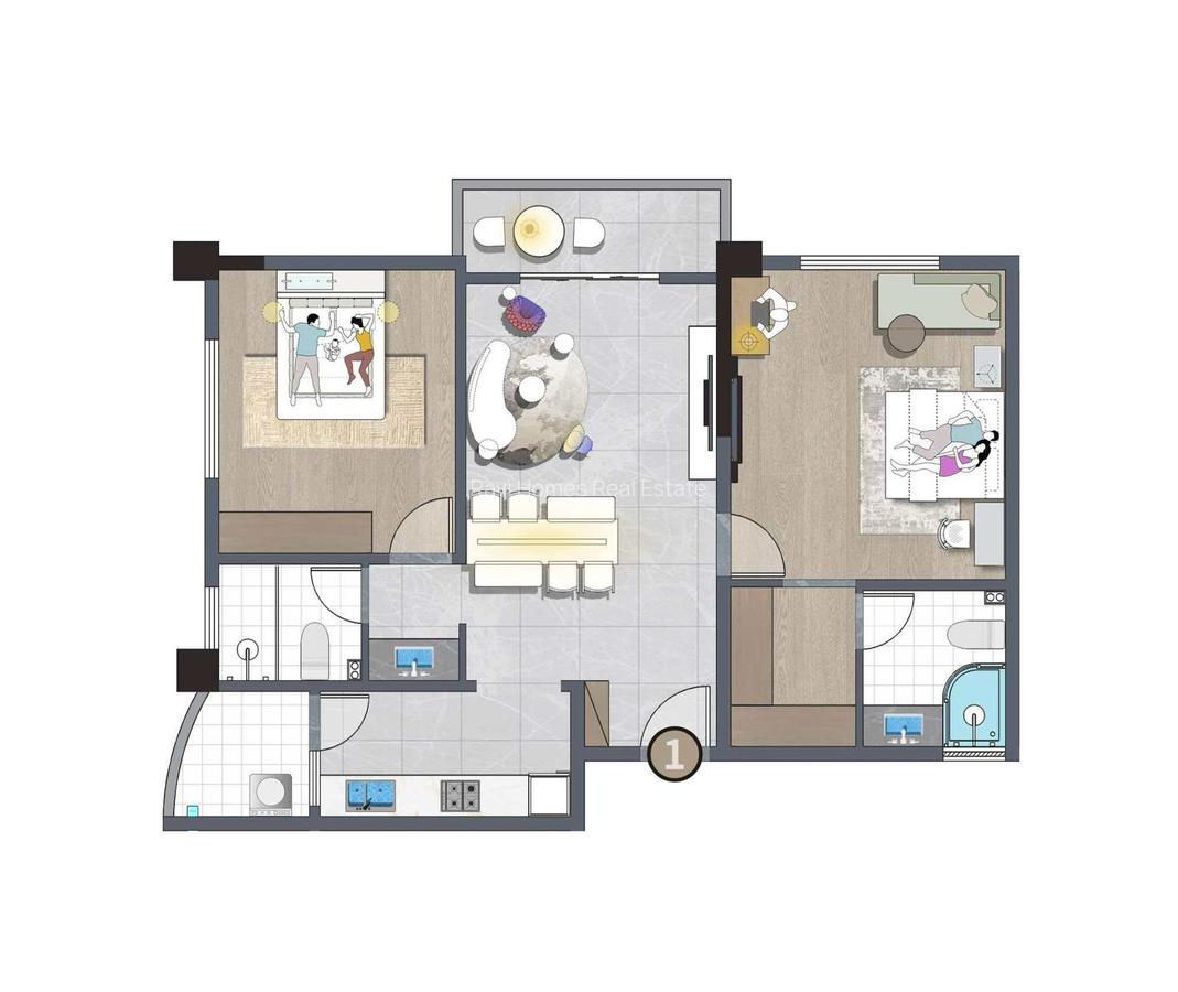 2 Bed Apartment with En Suite in Kilimani - 13