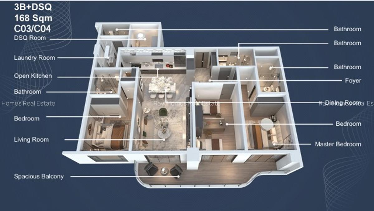 3 Bed Apartment with En Suite at Ringroad Parklands - 1